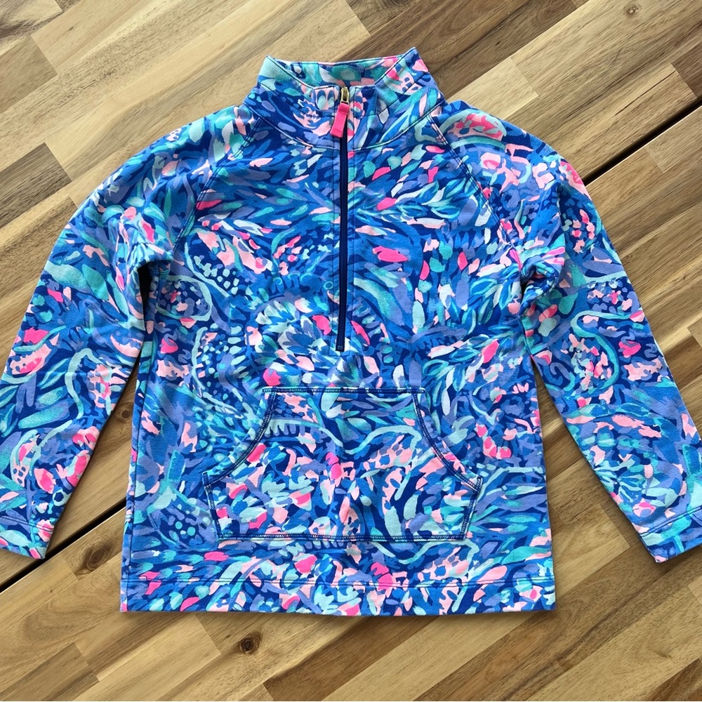 Lilly Pulitzer UPF 50+ Girls Little Skipper Popover